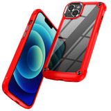 Clear Armor Plate Slim Edge Bumper Case for Apple iPhone 14 Plus [6.7] (Red) (Sale)