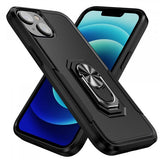 Armor Ring Stand Grip Hybrid Trailblazer Case for Apple iPhone 14 [6.1] (Black)