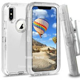 iPhone XR Heavy Duty With Clip Clear (Sale)